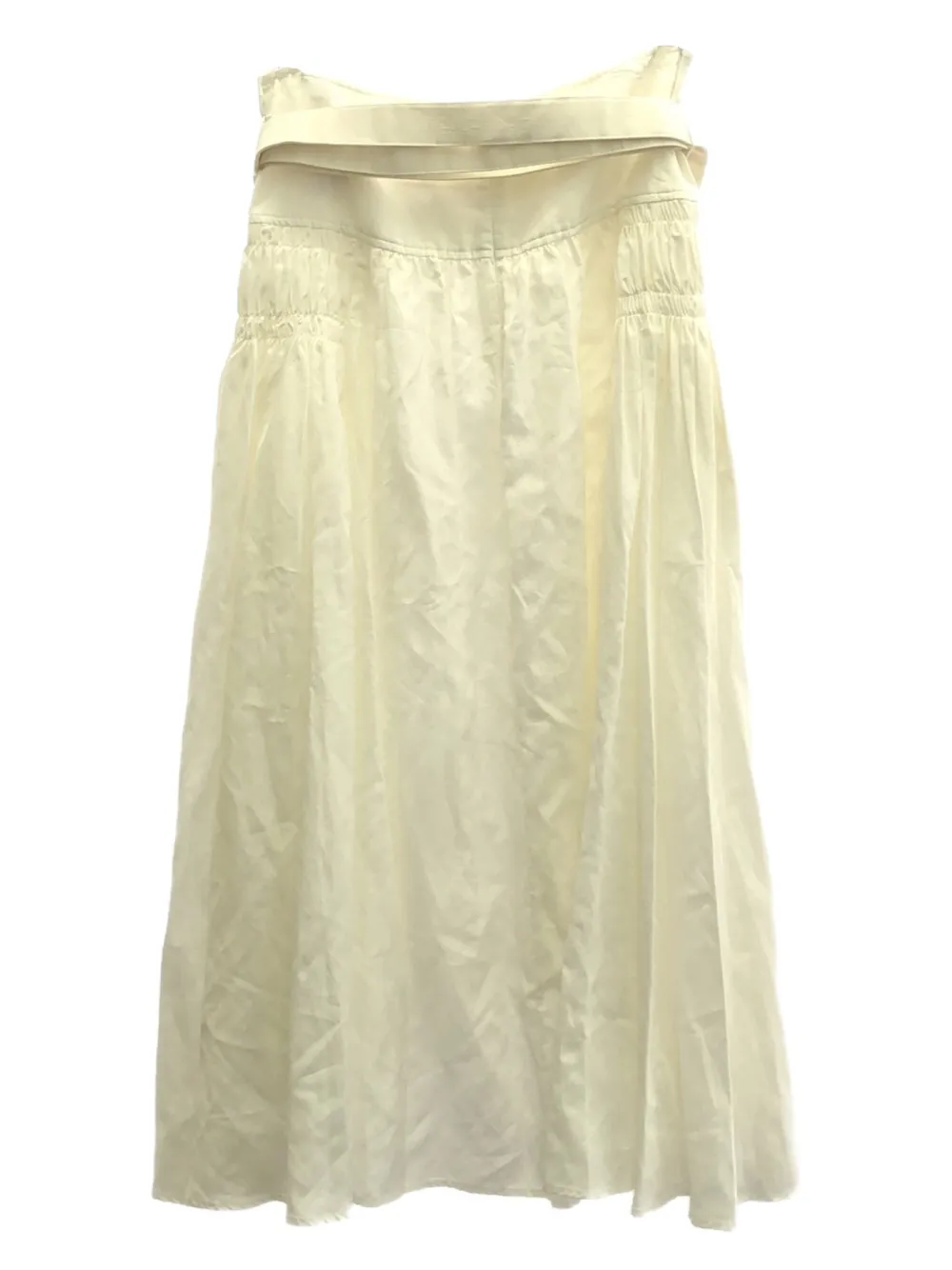 Jil Sander Pre-Owned 2010s mini-plooirok - Wit