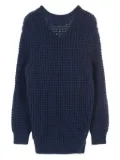 Louis Vuitton Pre-Owned 2010s waffle-knit sweater - Blue