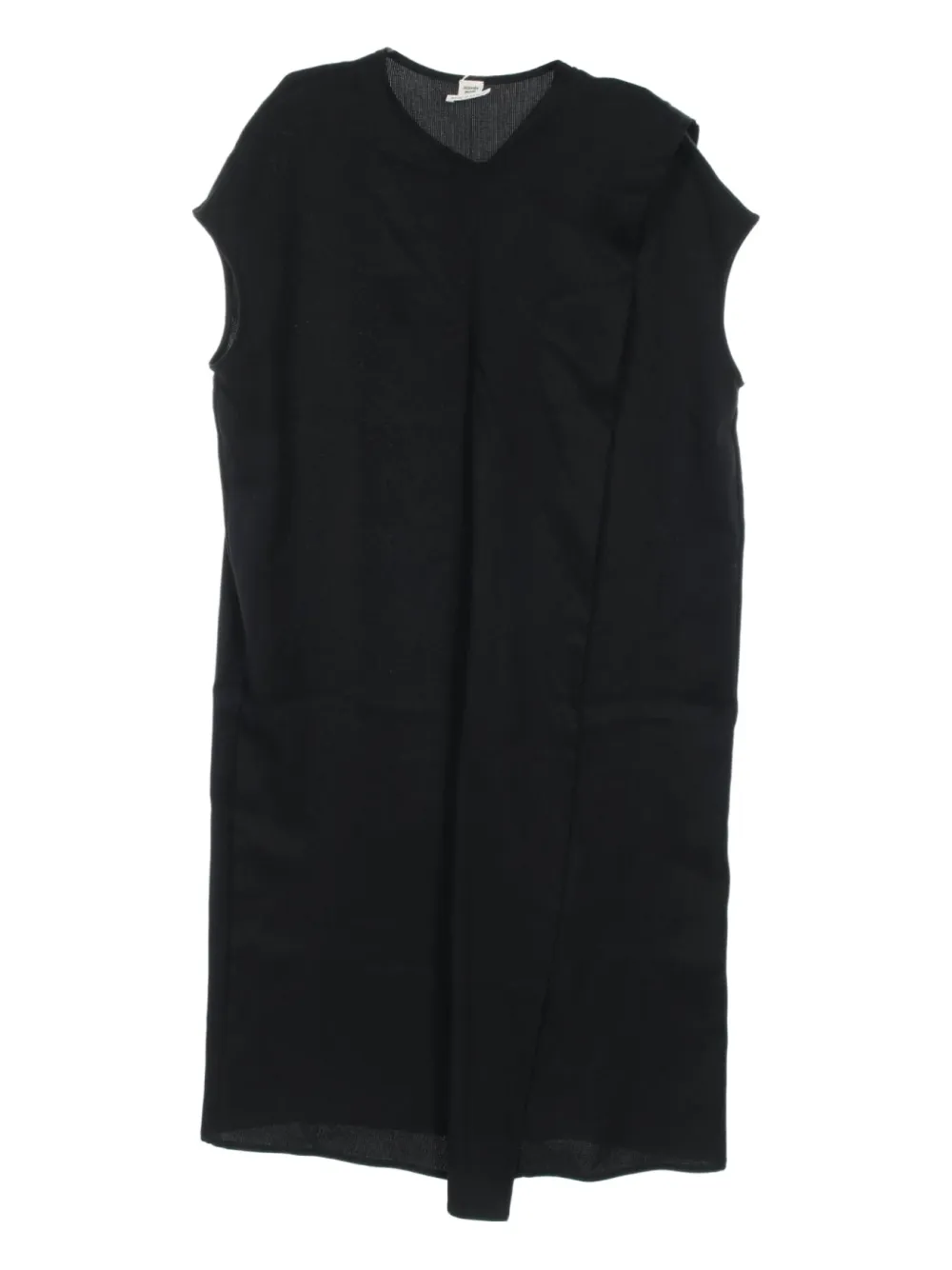 Hermès Pre-Owned robe mi-longue à rabat (années 2010) | noir | Image 1