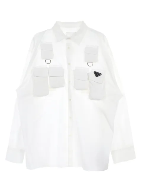 Prada Pre-Owned camisa con bolsillos 2010
