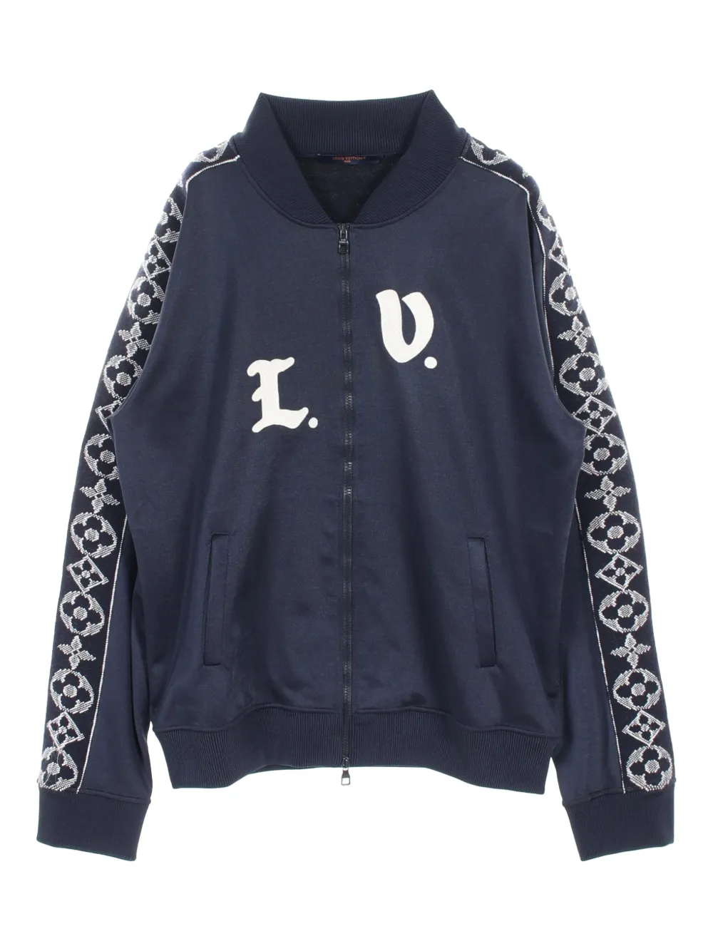 Louis Vuitton Pre-Owned 2010s embroidered sweatshirt | Blue | Image 1