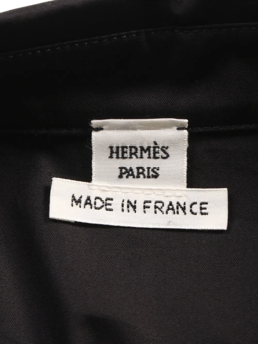 Pre-owned Hermes 2010s Drawstring-waist Shirt