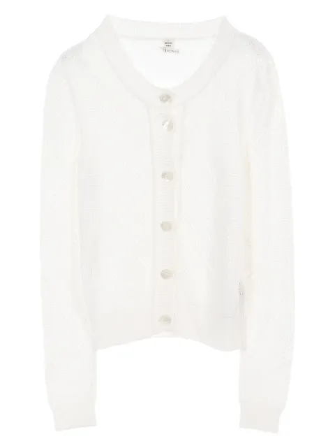 Hermès Pre-Owned 2010s pointelle-knit cardigan