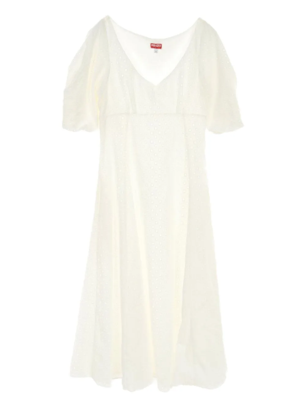 Kenzo Pre-Owned vestido midi 2010 | blanco | Image 1