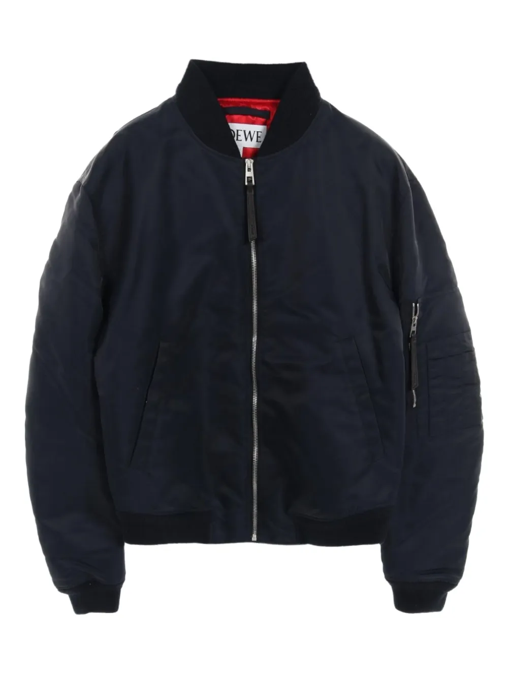 Loewe Pre-Owned chamarra bomber con Anagrama 2010 | azul | Image 1