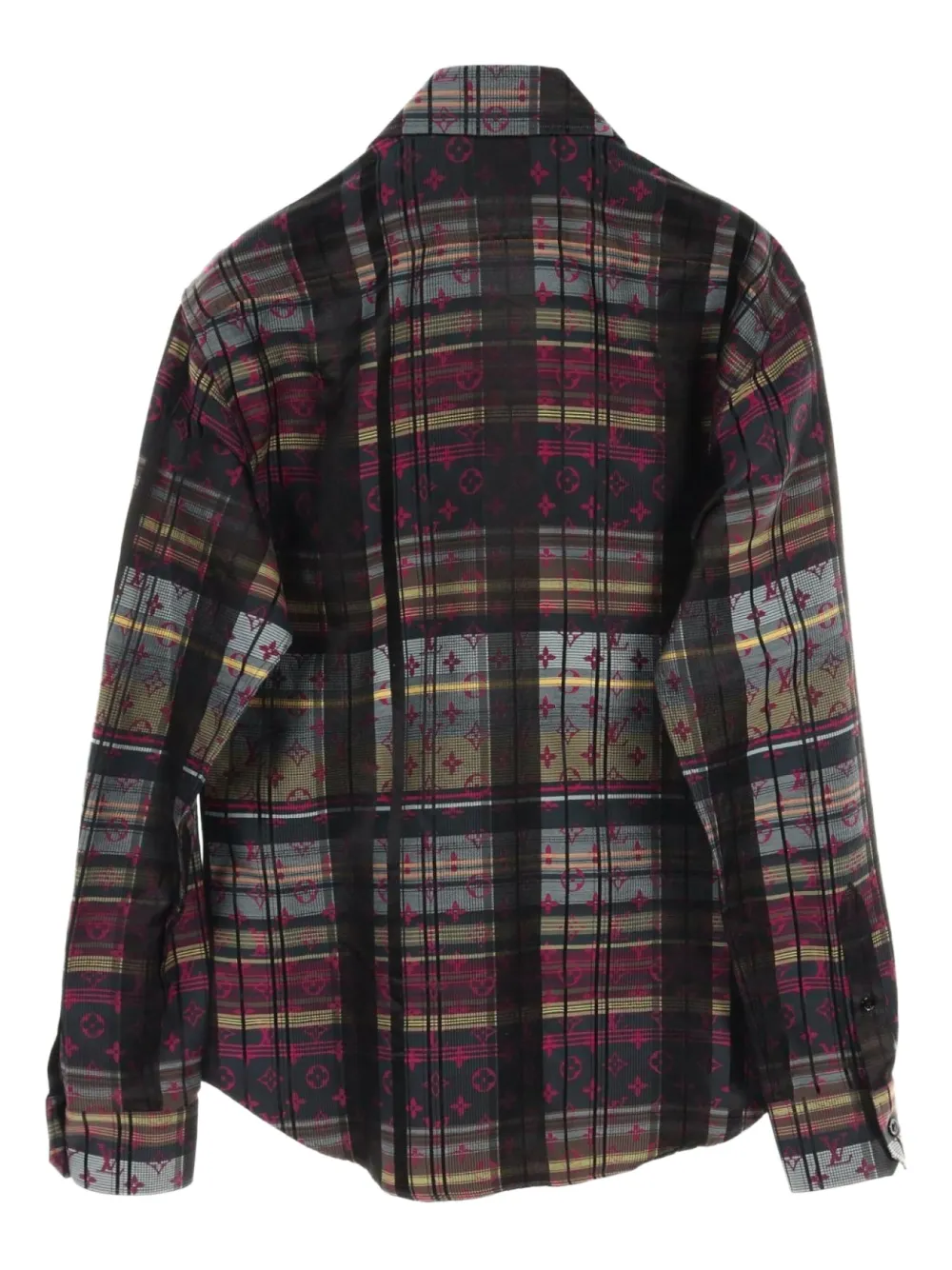 Louis Vuitton Pre-Owned 2010s Monogram check-pattern shirt | Image 2