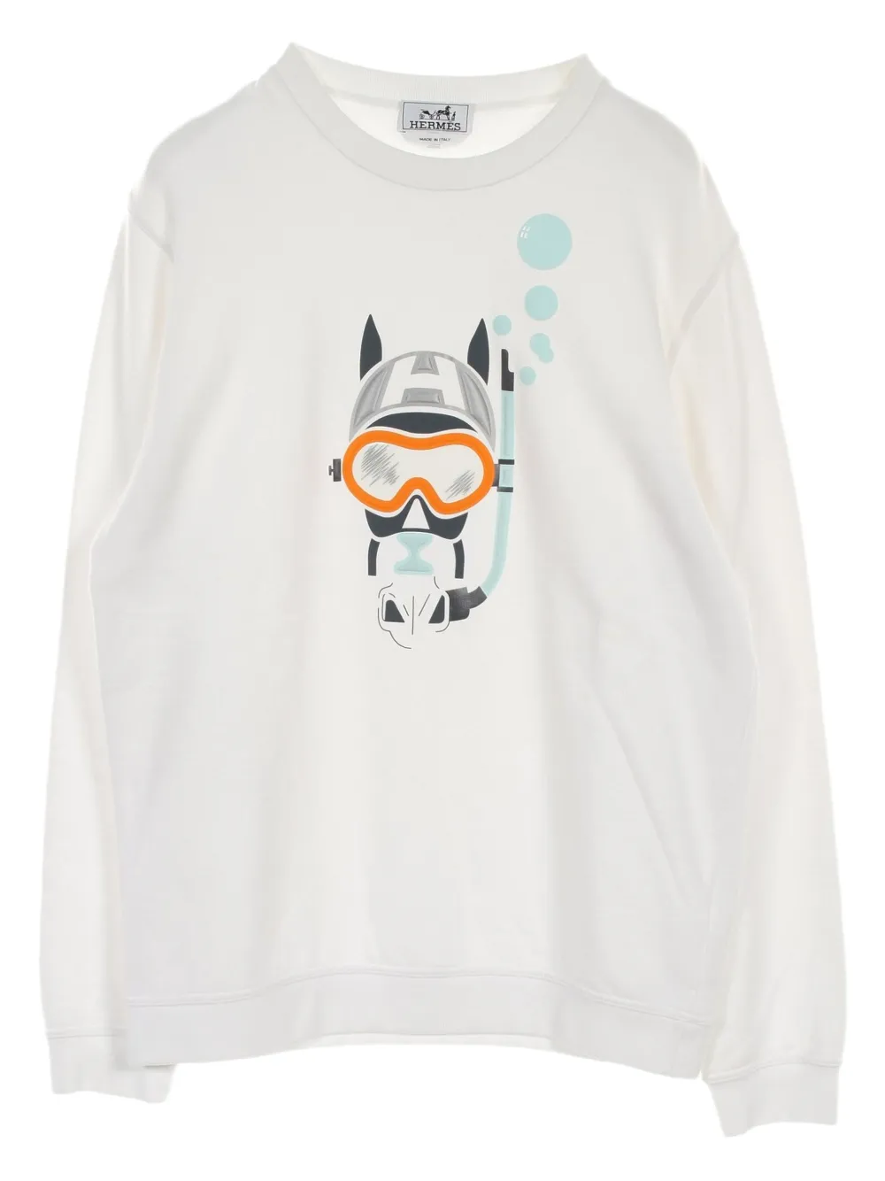 Hermès Pre-Owned sudadera Scub H 2010 | blanco | Image 1