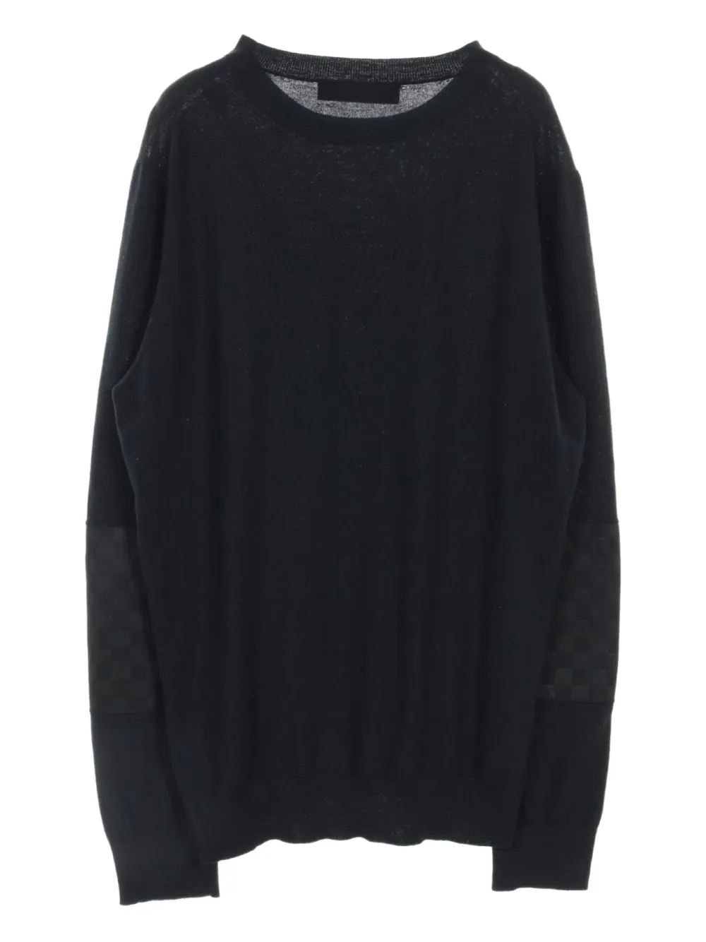 Louis Vuitton Pre-Owned 2010s Damier knit sweater | Image 2