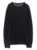 Louis Vuitton Pre-Owned 2010s Damier knit sweater - Black