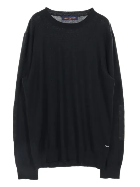 Louis Vuitton Pre-Owned 2010s Damier knit sweater