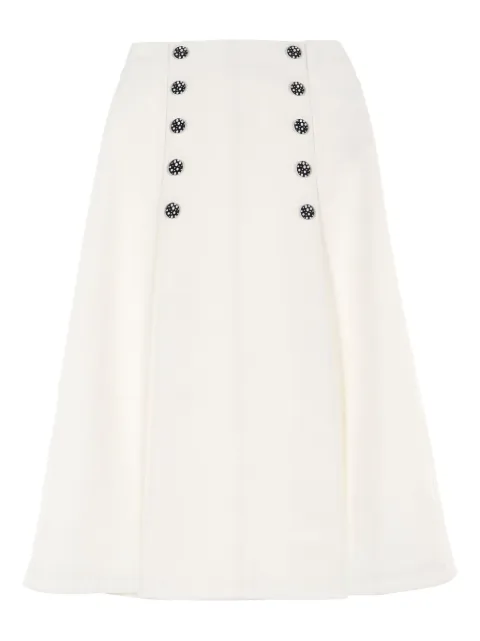 Louis Vuitton Pre-Owned x Yayoi Kusama 2010s pleat-detail midi skirt