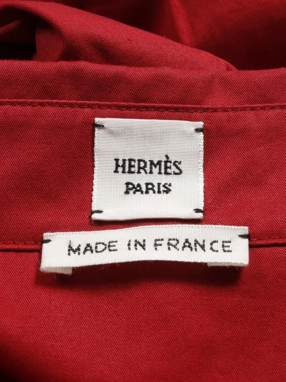 Pre-owned Hermes 2010s Caleche-embroidery Shirt
