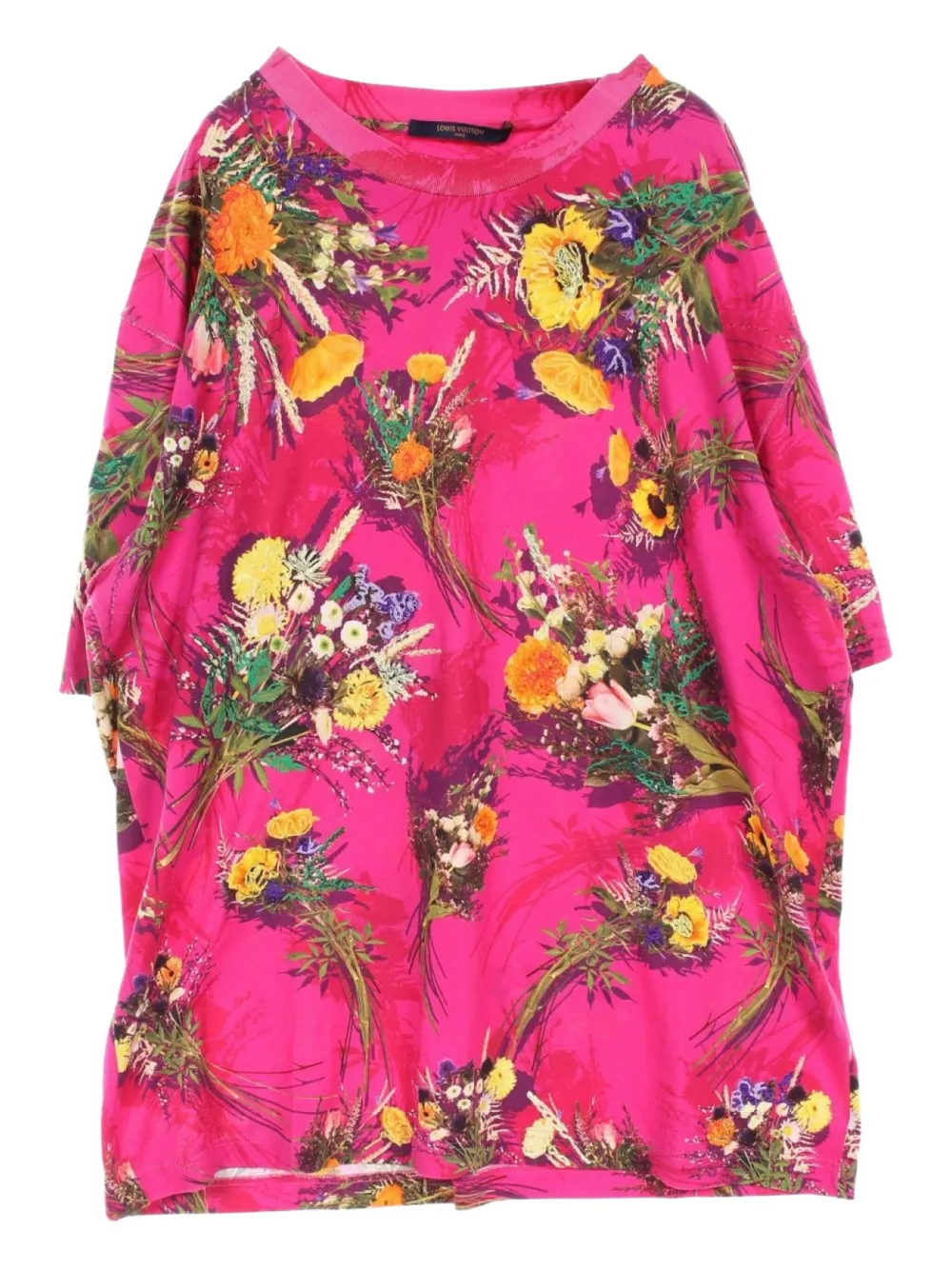 Louis Vuitton Pre-Owned playera con bordado floral 2010 | rosado | Image 1