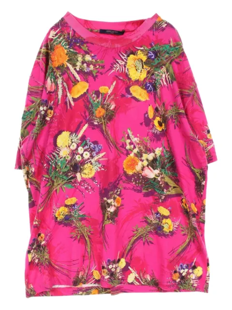 Louis Vuitton Pre-Owned playera con bordado floral 2010