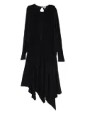 Loewe Pre-Owned 2010s asymmetric-design dress - Black