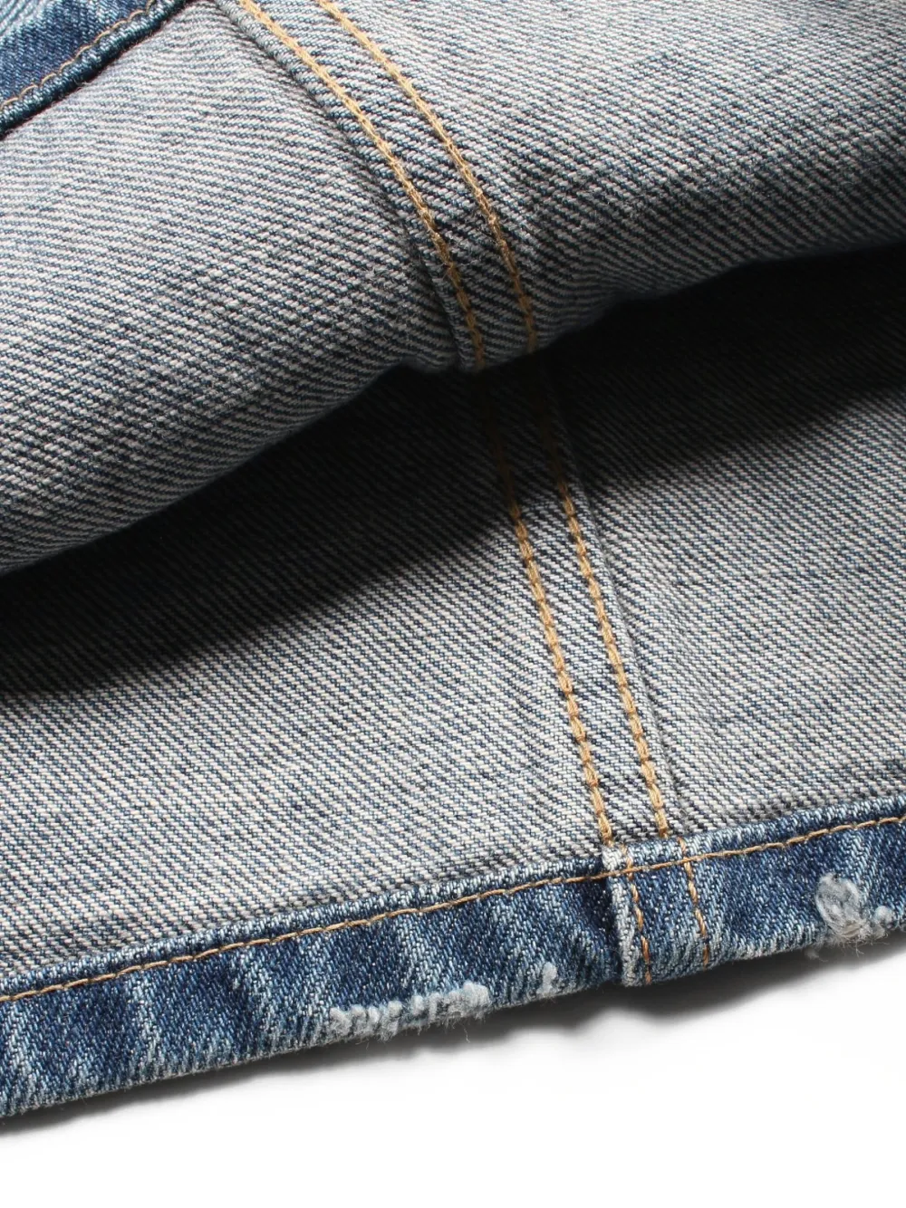 Pre-owned Celine 2010s Denim Mini Dress In Blue