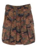 Hermès Pre-Owned 2010s horse-pattern skirt - Brown