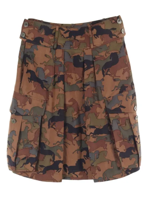 Hermès Pre-Owned 2010s horse-pattern skirt