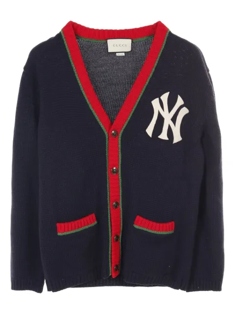 Gucci Pre-Owned x MLB New York Yankees 2010s wool cardigan