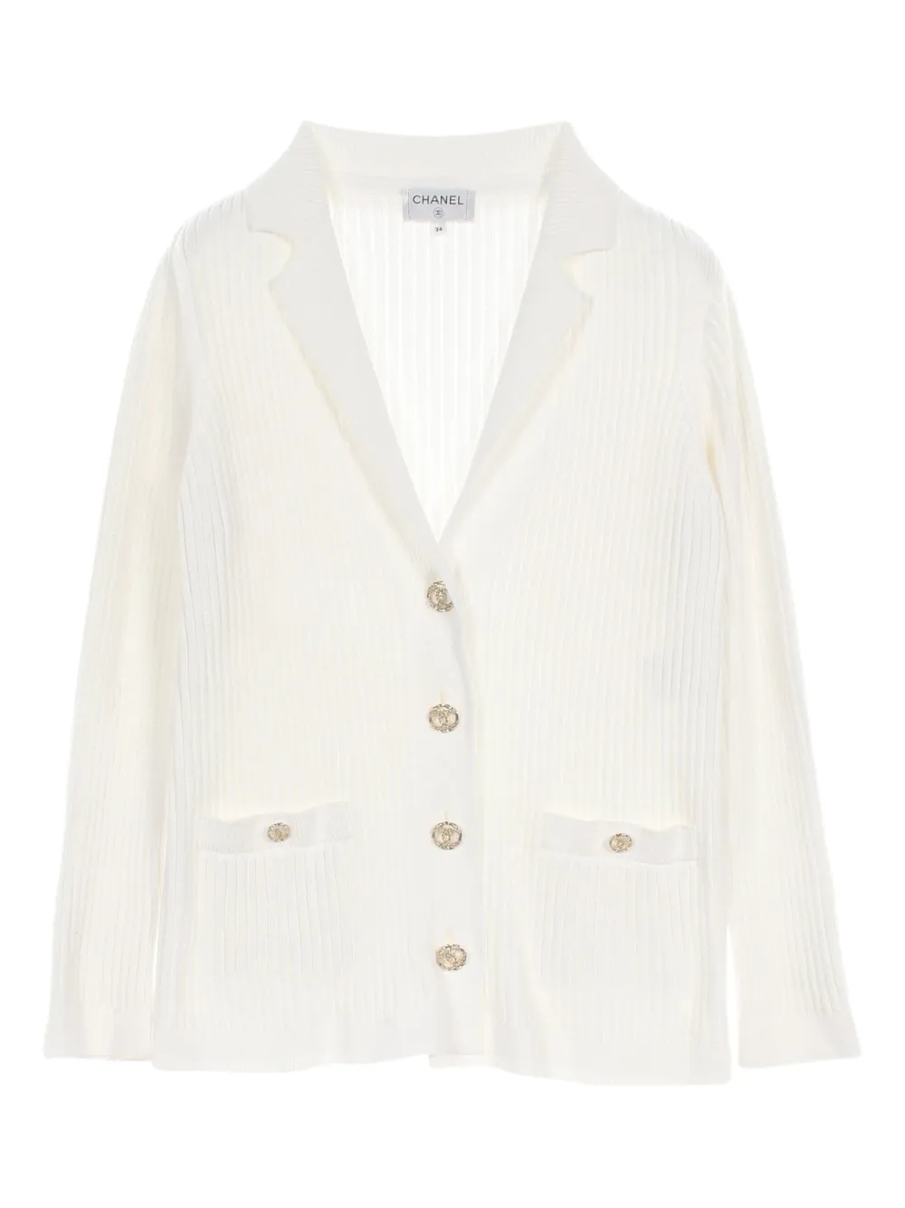 Pre-owned Chanel 1986-1988 Coco Mark Cardigan