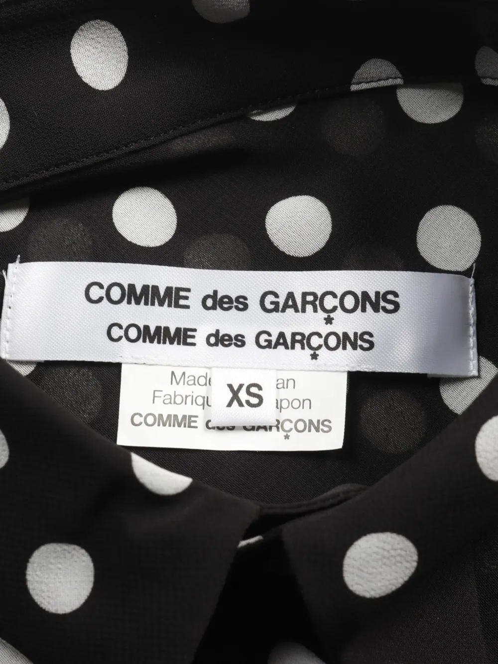 Pre-owned Comme Des Garçons 2010s Polka Dot-print Shirt