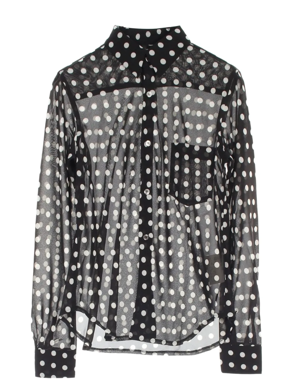 Pre-owned Comme Des Garçons 2010s Polka Dot-print Shirt