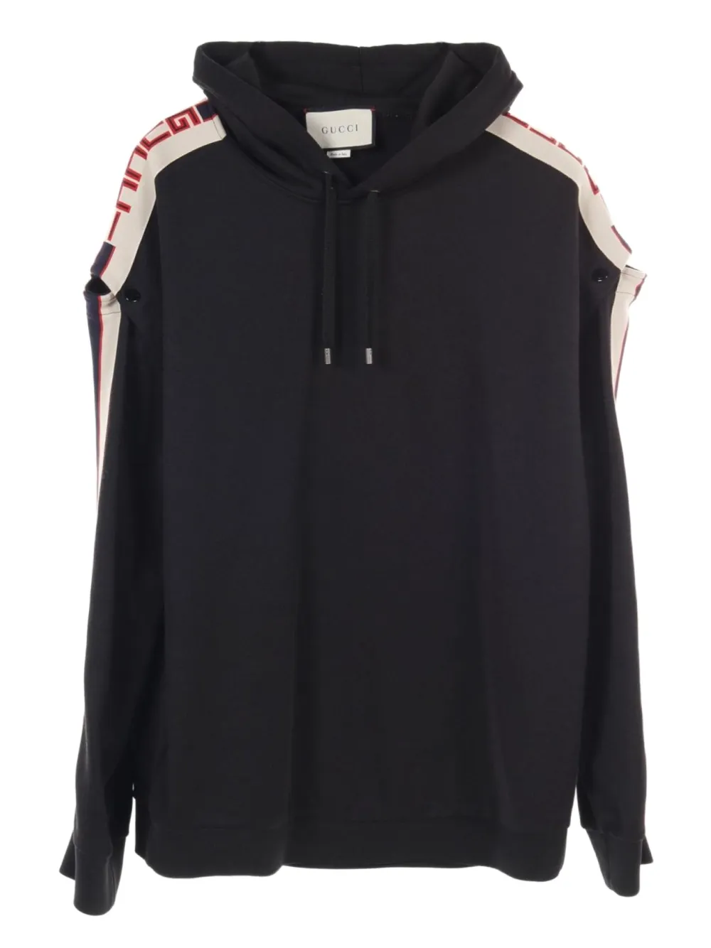 Gucci Pre-Owned 2010s detachable-sleeves hoodie | Black | Image 1