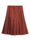 Gucci Pre-Owned 2010s pleated skirt - Red
