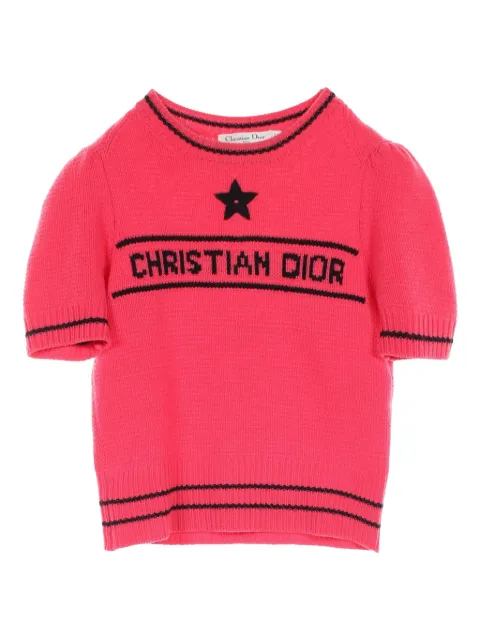 Christian Dior Pre-Owned 2010s logo knitted sweater