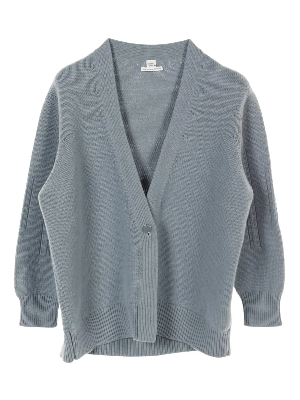 Hermès Pre-Owned 2010s cashmere cardigan | Blue | Image 1