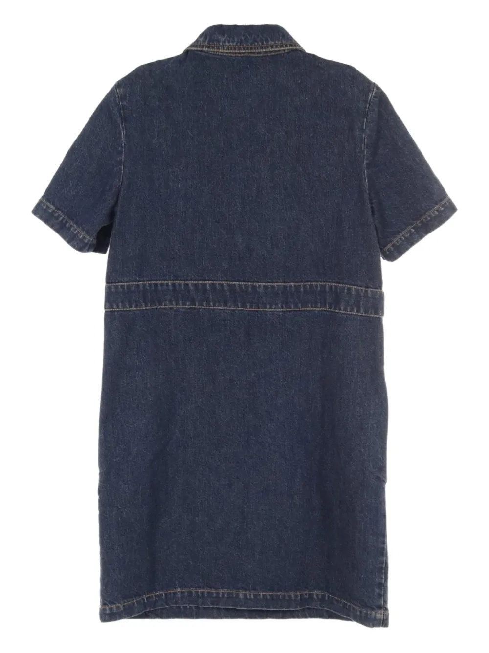 Gucci Pre-Owned 10s denim mini-jurk - Blauw