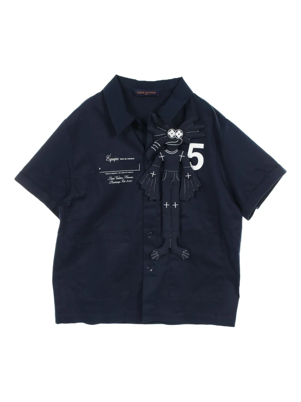 Louis Vuitton Pre-Owned top The adventures of Zoom and Friends 2010 | azul | Image 1