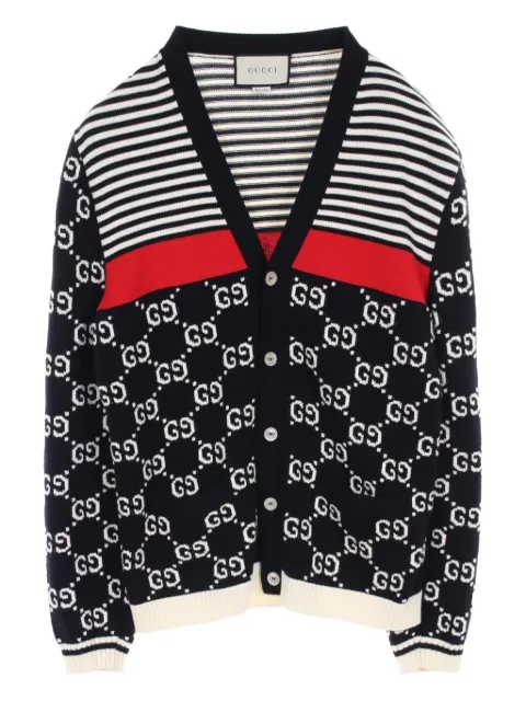 Gucci Pre-Owned cárdigan con motivo GG en jacquard 2010