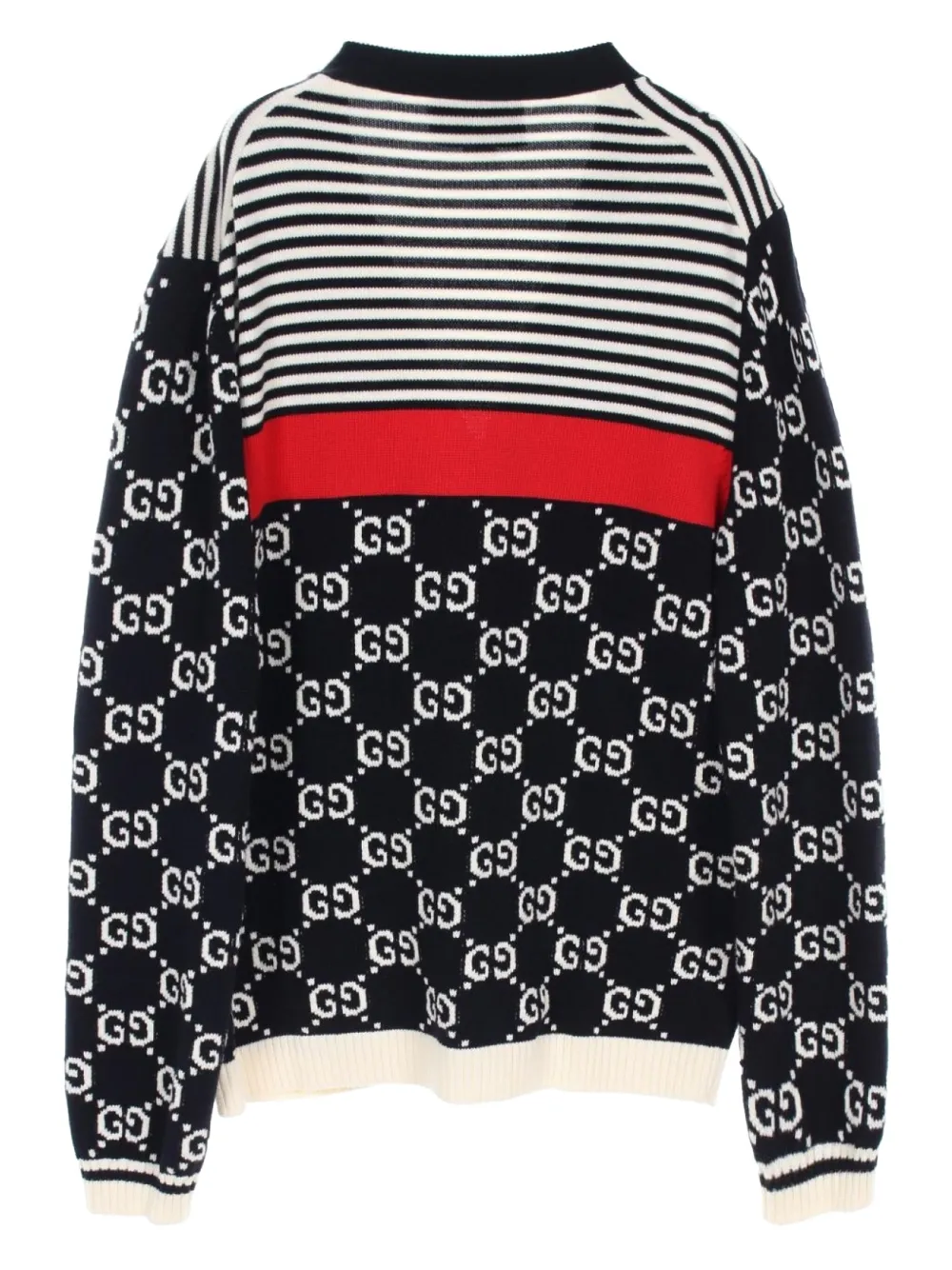 Gucci Pre-Owned 2010s GG-jacquard cotton cardigan | Cardigans | Image 2