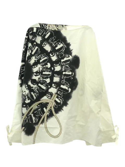 Hermès Pre-Owned 2010s graphic-print cotton blouse