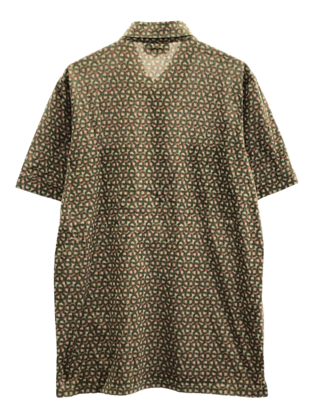 Hermès Pre-Owned playera tipo polo con estampado geométrico 2000 | Image 2