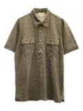 Hermès Pre-Owned 2000s geometric-print polo shirt - Green
