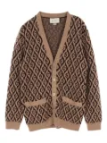 Gucci Pre-Owned 10's G Rhombus cardigan - Neutrals