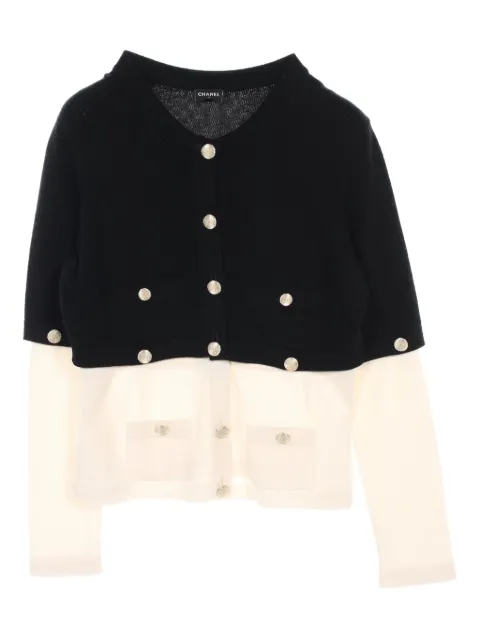 CHANEL Pre-Owned 1986-1988 Coco Mark cardigan
