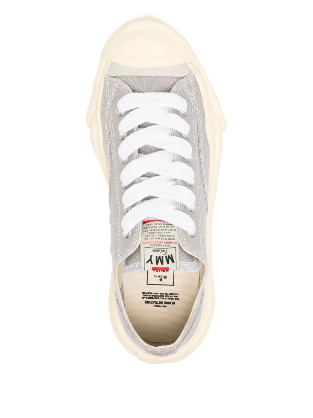 Maison MIHARA YASUHIRO Peterson original sole sneakers Grijs