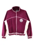 SAINT MXXXXXX velour track jacket - Red
