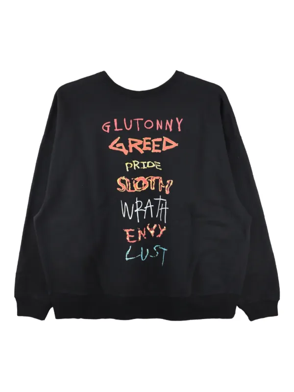SAINT MXXXXXX Deadly スウェットシャツ | ブラック | FARFETCH JP