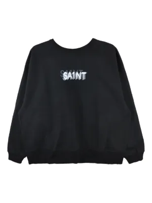 SAINT MXXXXXX ロゴ スウェットシャツ | ブラック | FARFETCH JP