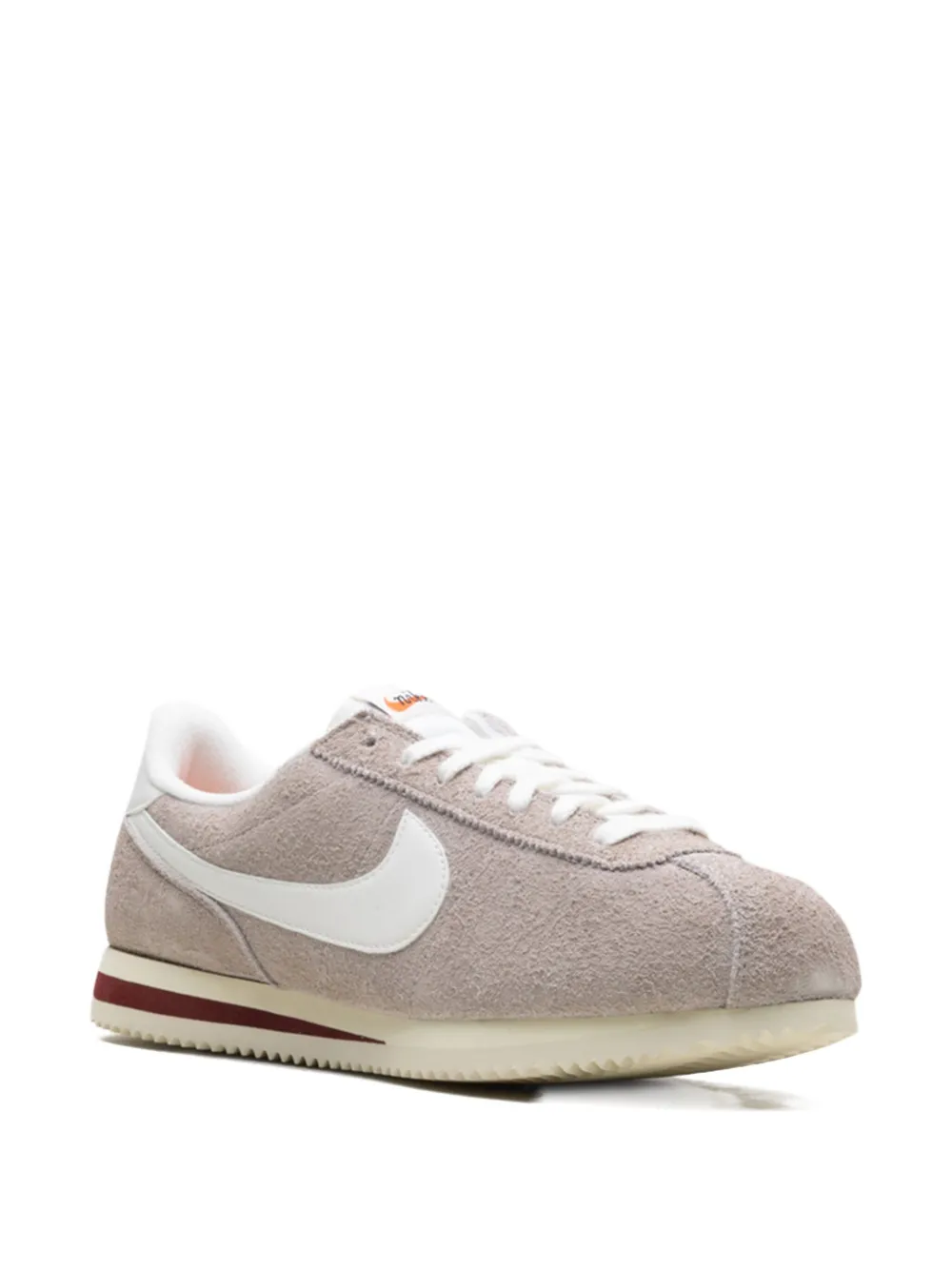 Nike Cortez Suede Sneakers In Gray And White