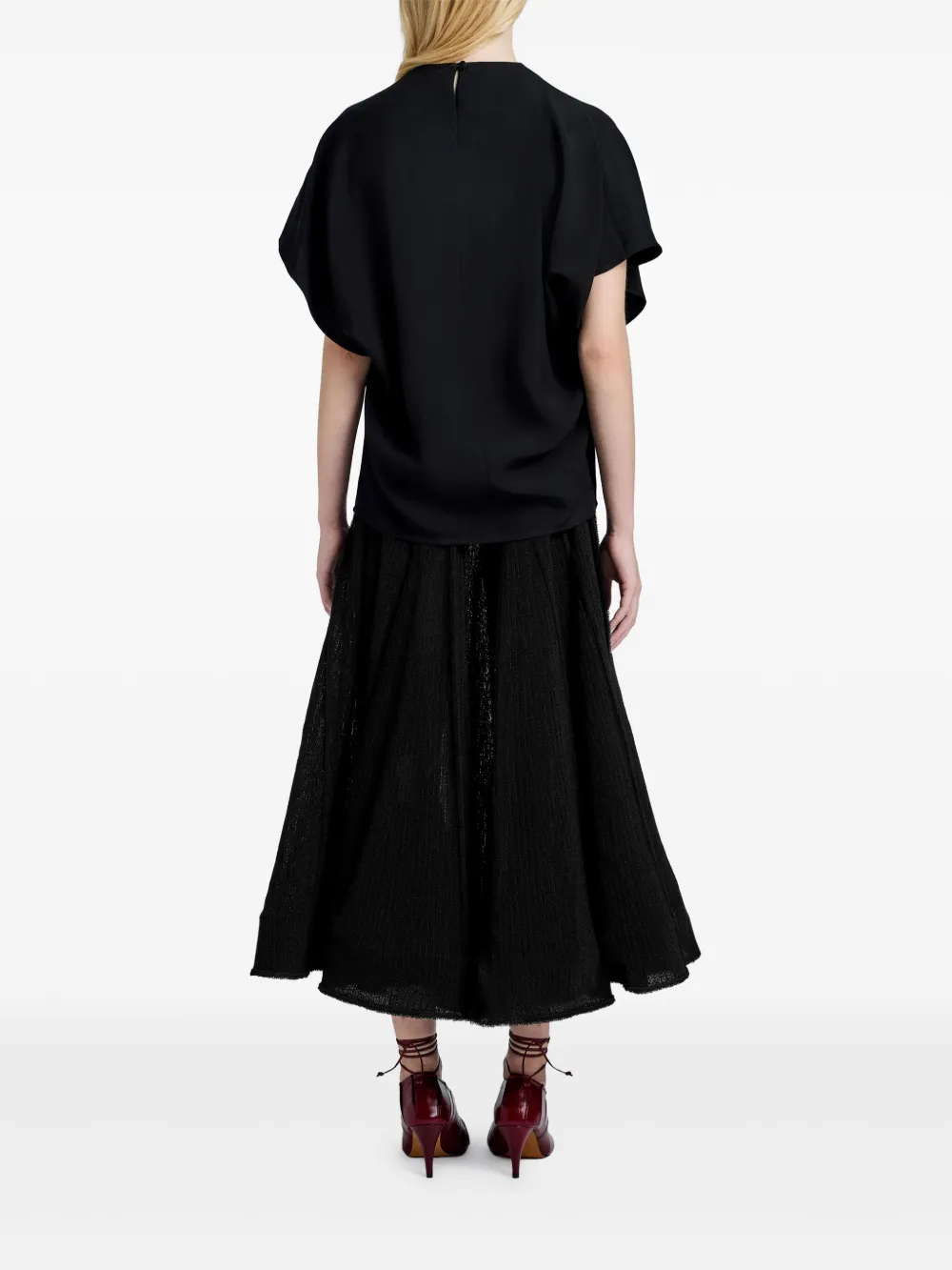 Proenza Schouler Tavia maxi-rok Zwart