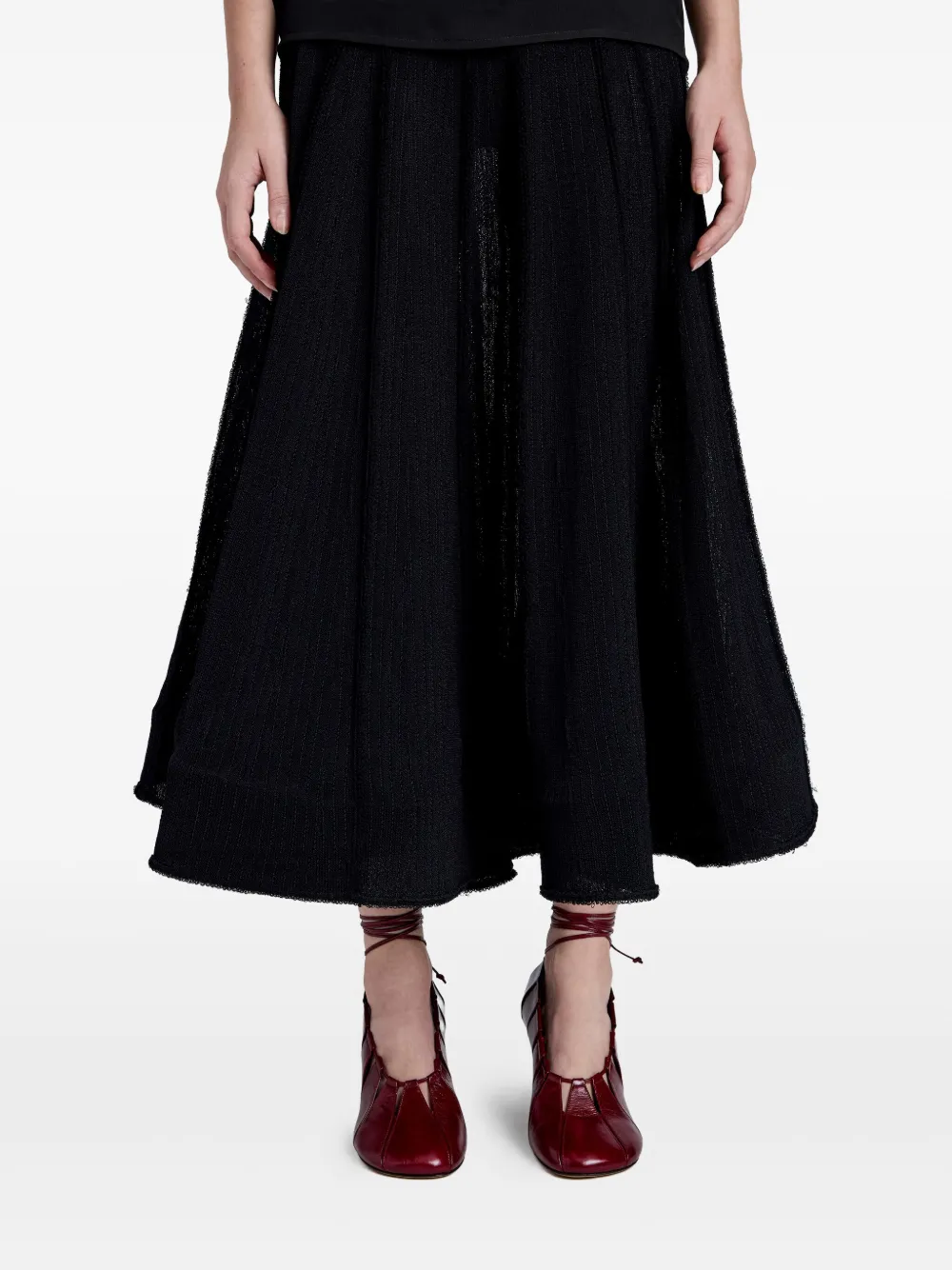 Proenza Schouler Tavia maxi-rok Zwart