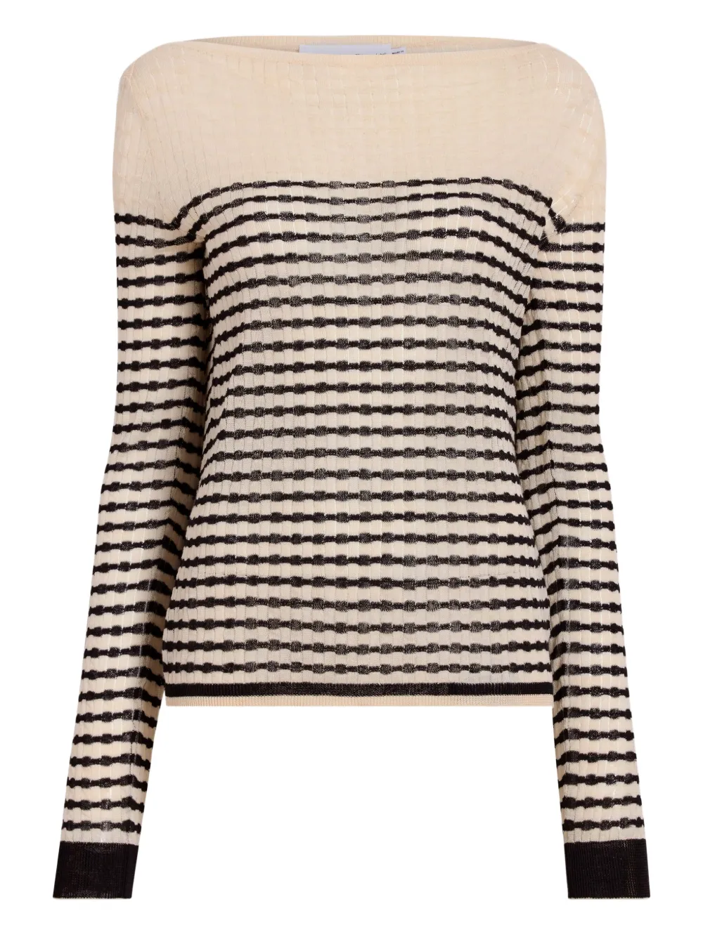 Proenza Schouler White Label striped knitted top | Neutrals | Image 1