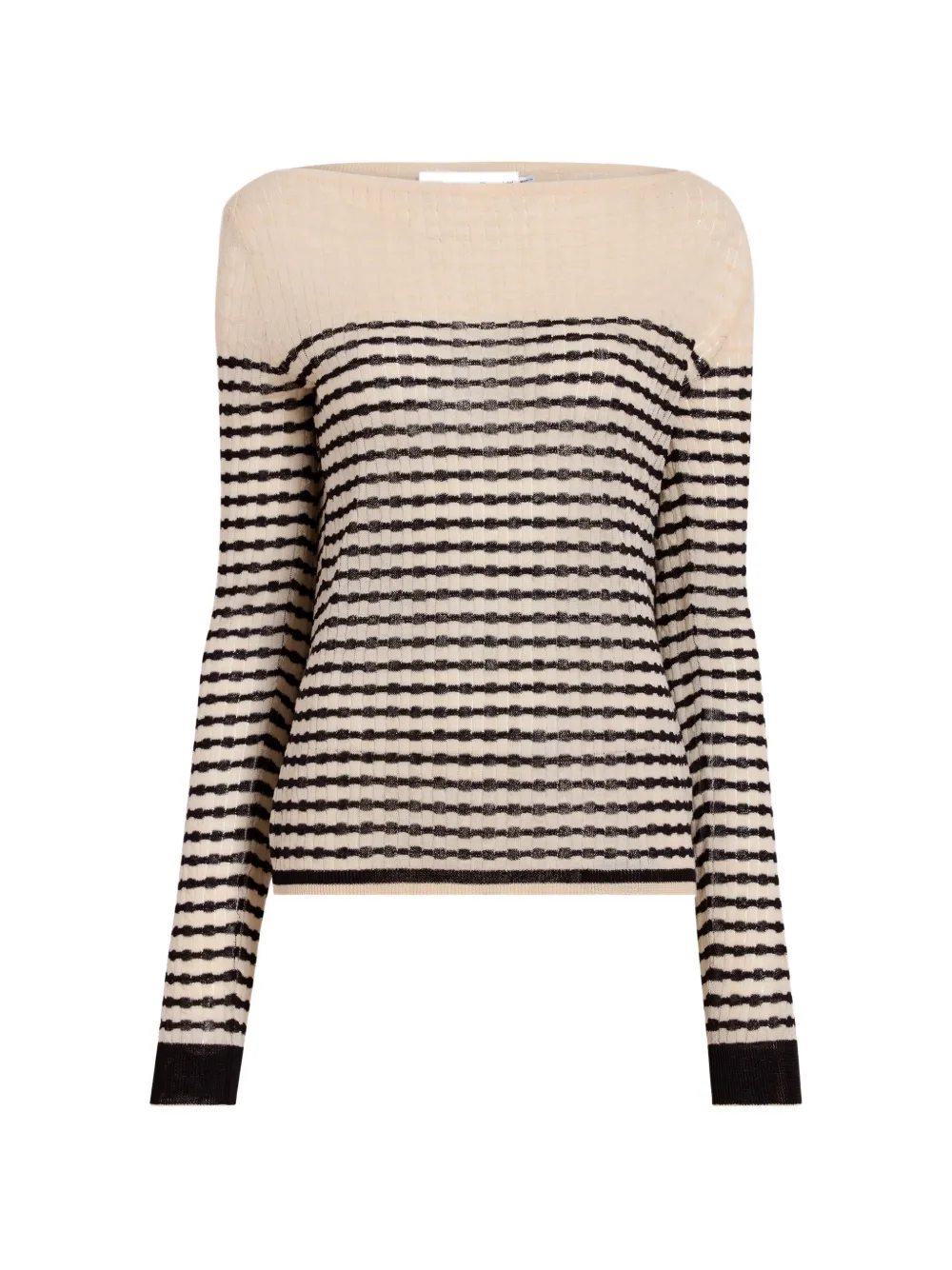 Proenza Schouler White Label Gestreepte top Beige