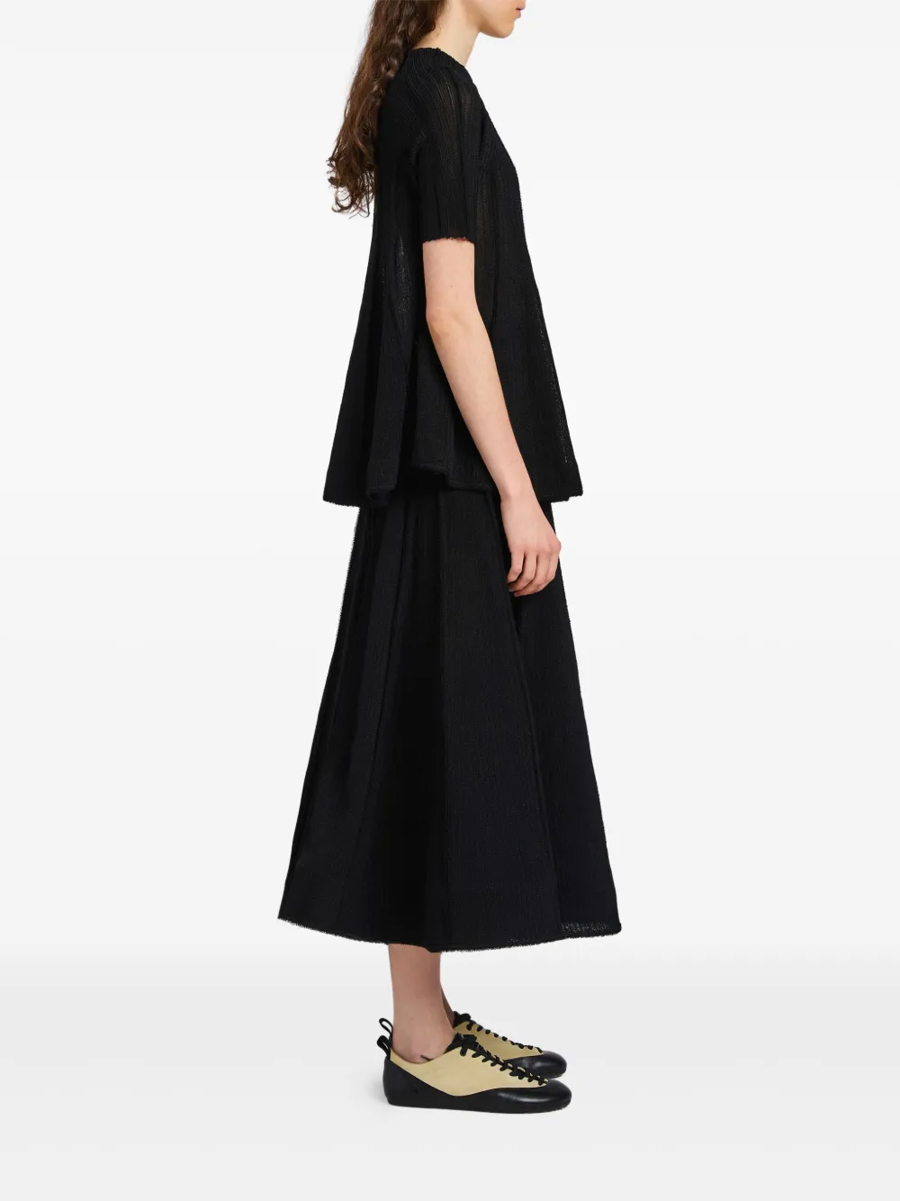 Proenza Schouler Tavia gebreide top Zwart