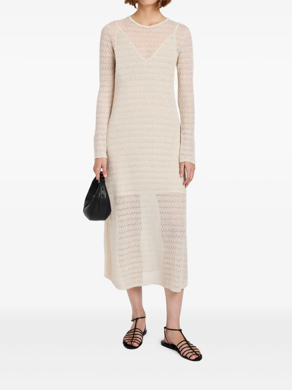 Proenza Schouler White Label knitted long-sleeve midi dress | Day Dresses | Image 2